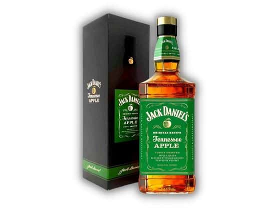 Image of Jack Daniel's Apple 1L Whiskey - Experience the refreshing and crisp taste of Jack Daniel's Apple Whiskey, a delightful blend of Jack Daniel's and apple flavors, in a 1-litre bottle.