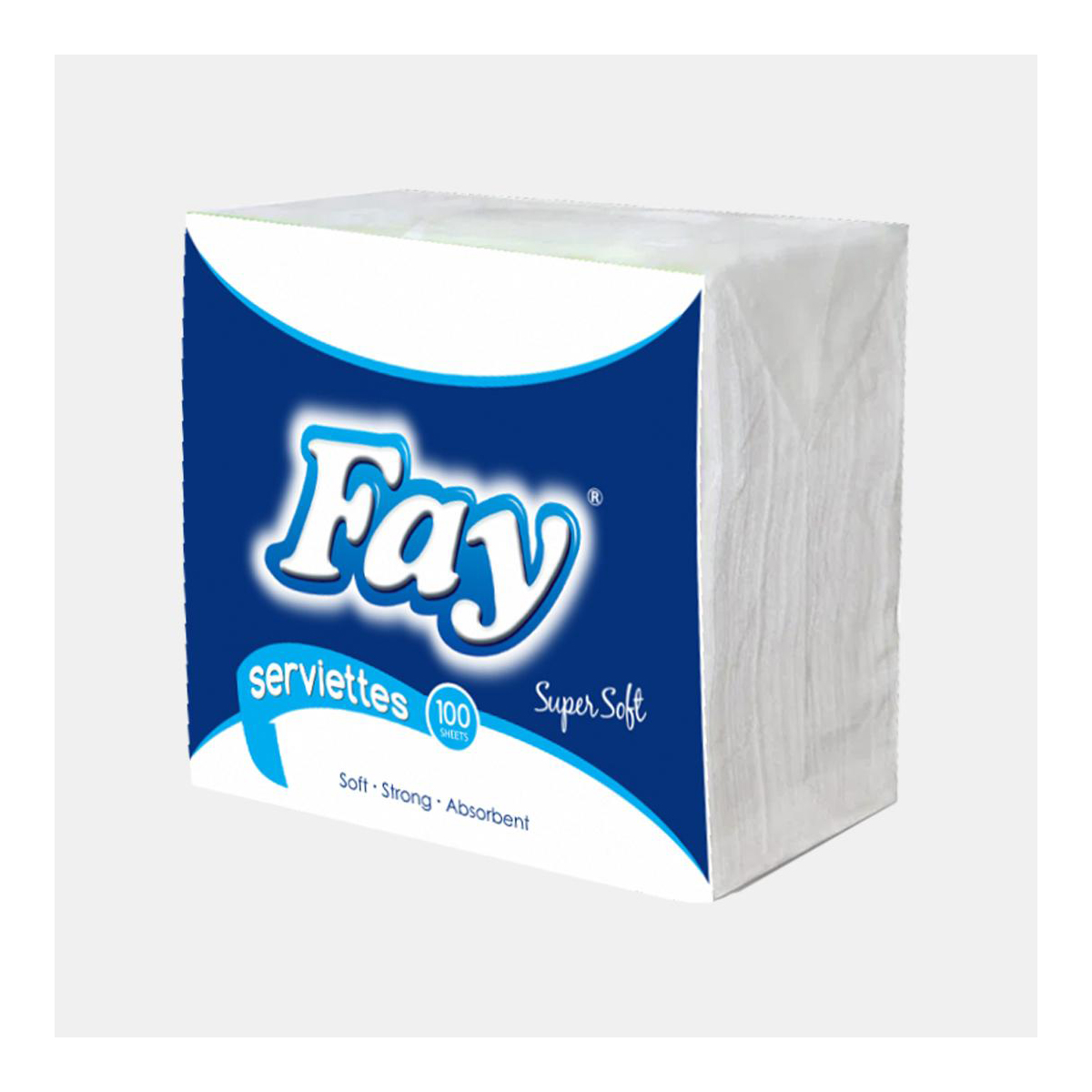 Fay Serviettes White 1 Ply 100 Sheets price in Kenya – Buy online with fast delivery