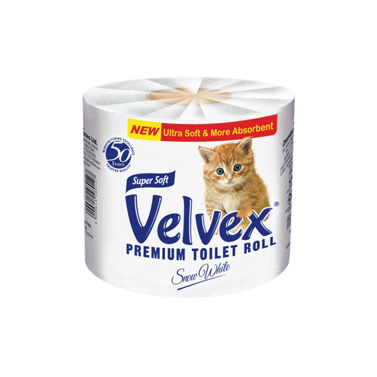 Velvex White Tissue Paper 2 Ply 1 Roll price in Kenya – Buy online with fast delivery